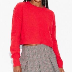 wild fable cherry red knit sweater
